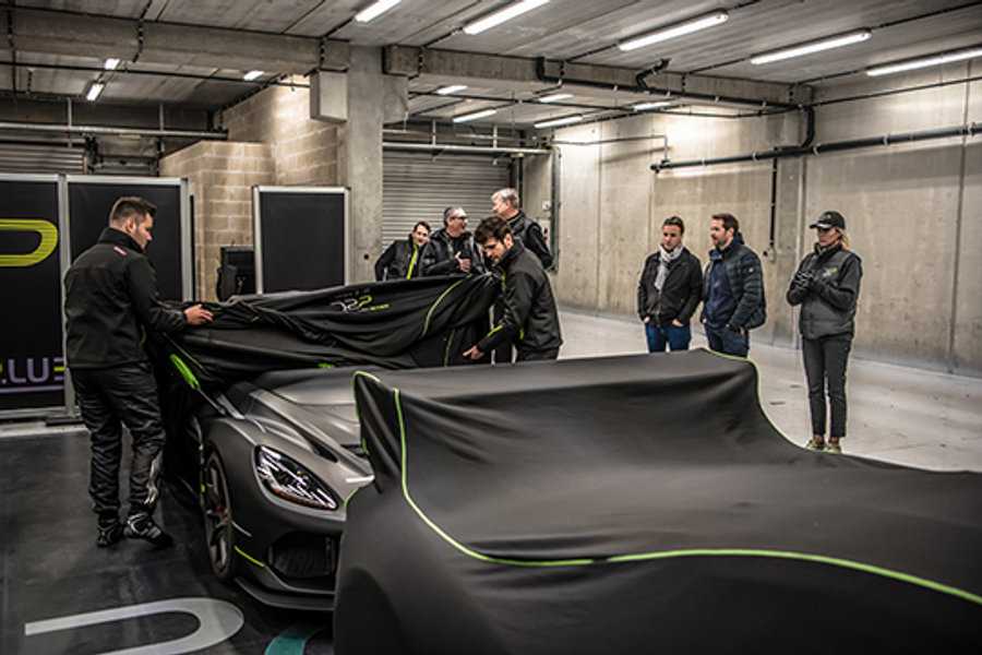 Lotus 3-11 with a Prestige Custom indoor car cover